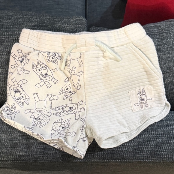 Bluey Other - Bluey Pale Blue Character Shorts